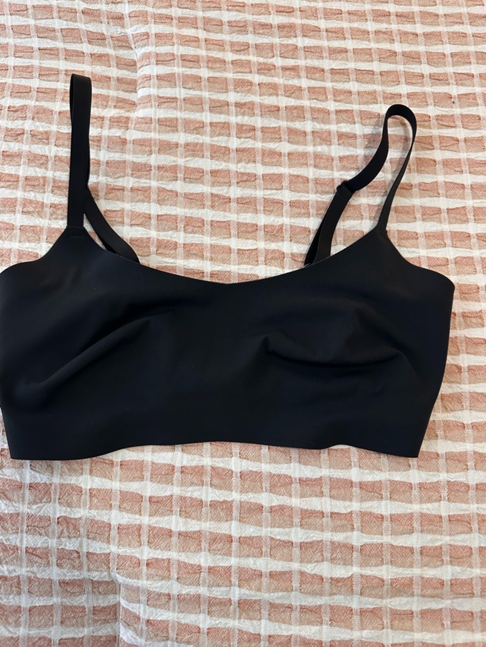 aerie Black Seamless Scoop Bralette